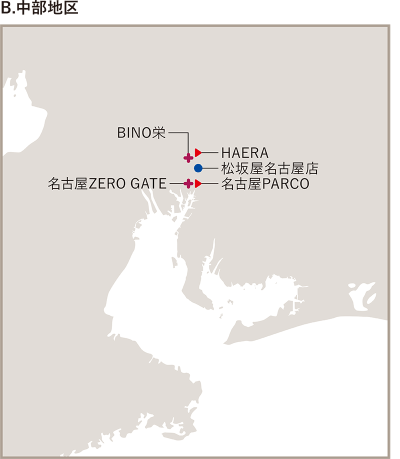 B.中部地区